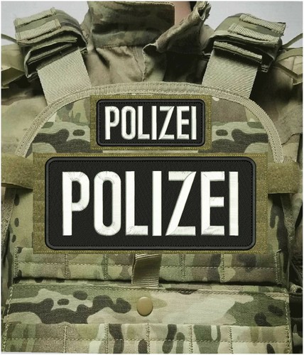Polizei embroidery patch - embroidery,